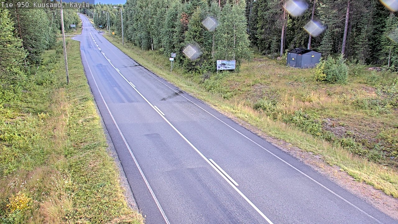 Kelikamerat Kuva Tie 950 Kuusamo, Käylä, Kuusamo, Pohjois-Pohjanmaa