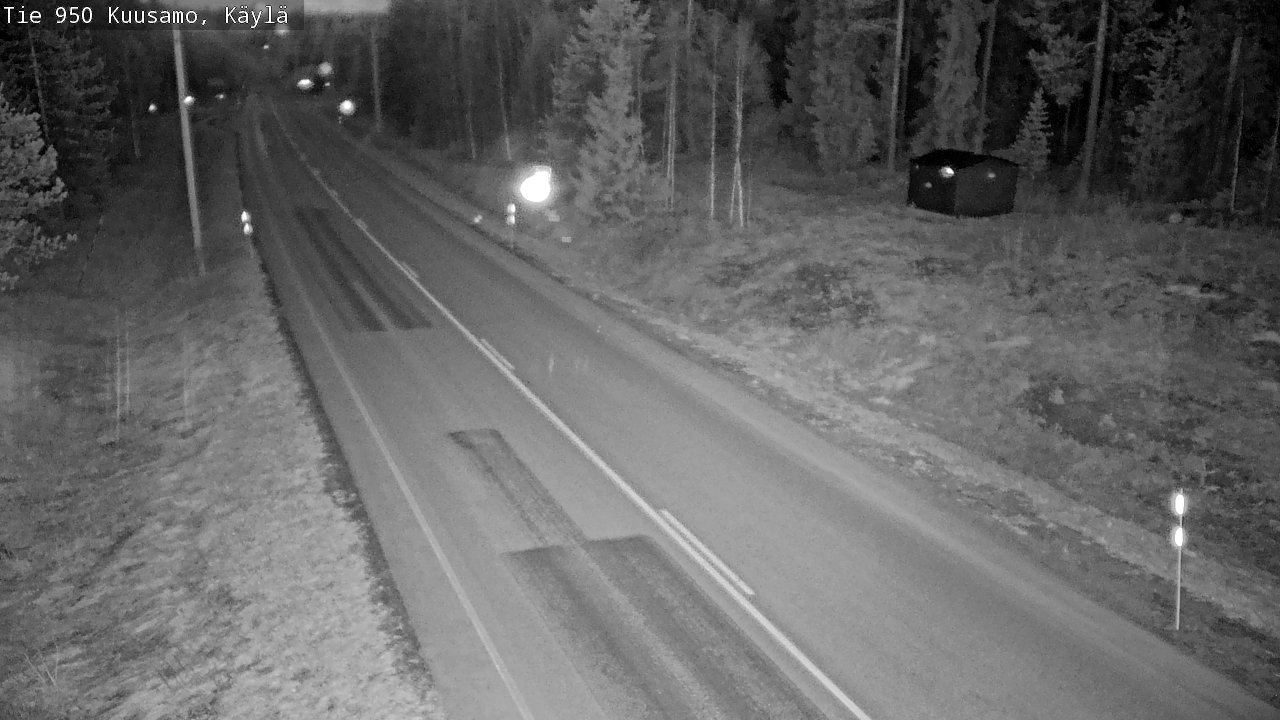 Weather Camera Image Väg 950 Kuusamo, Käylä, Kuusamo, Pohjois-Pohjanmaa