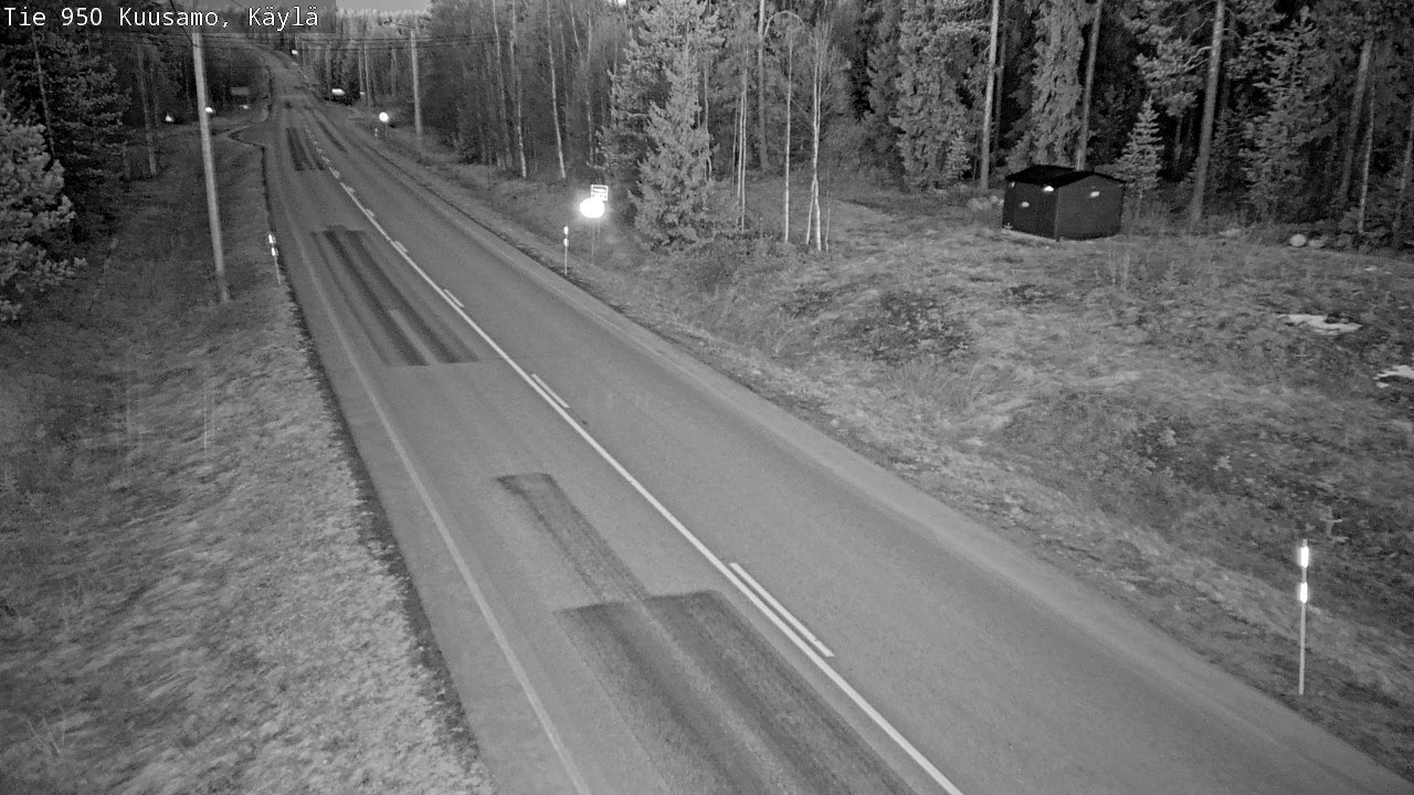 Weather Camera Image Väg 950 Kuusamo, Käylä, Kuusamo, Pohjois-Pohjanmaa