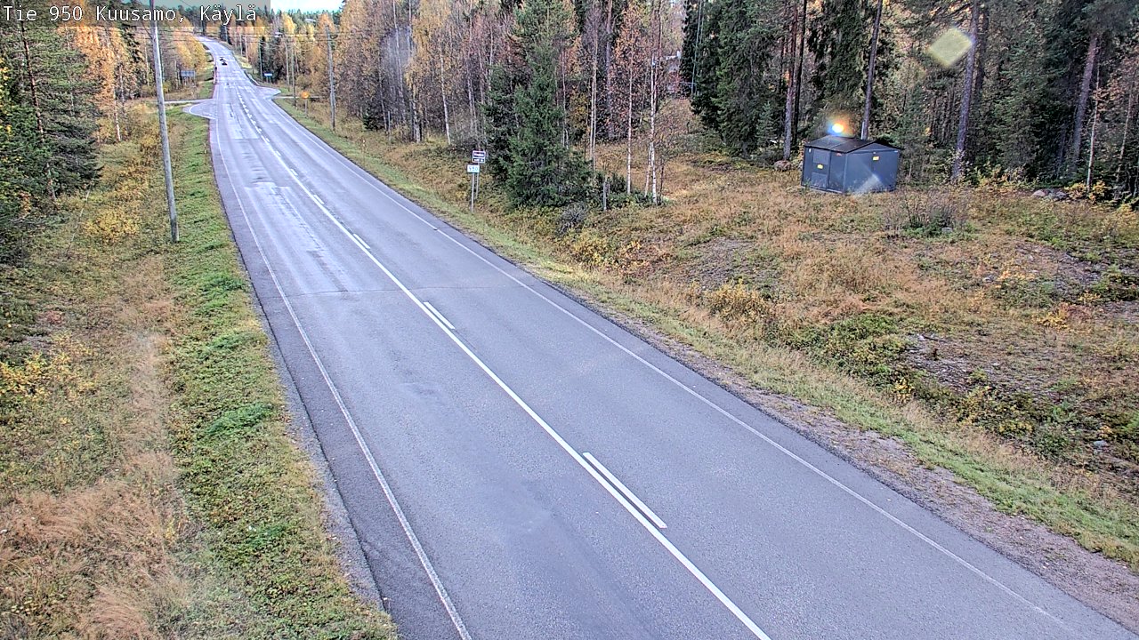 Weather Camera Image Road 950 Kuusamo, Käylä, Kuusamo, Pohjois-Pohjanmaa