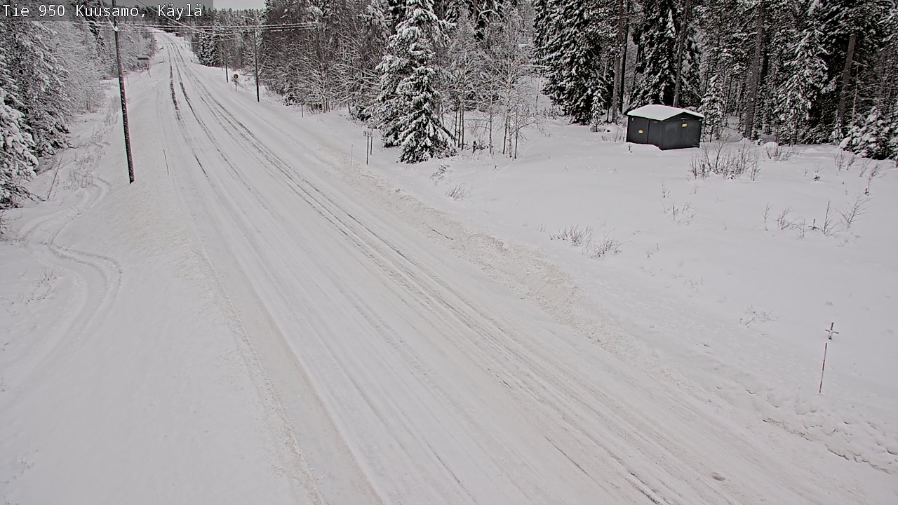 Weather Camera Image Väg 950 Kuusamo, Käylä, Kuusamo, Pohjois-Pohjanmaa