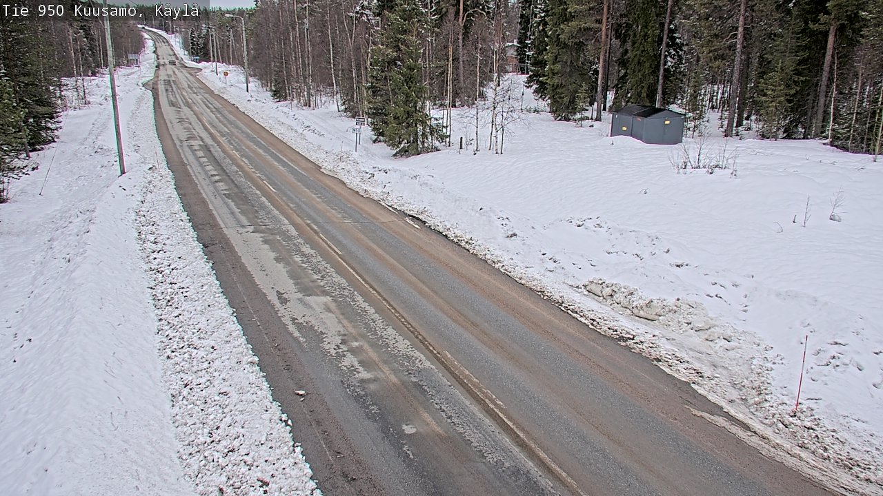 Weather Camera Image Väg 950 Kuusamo, Käylä, Kuusamo, Pohjois-Pohjanmaa