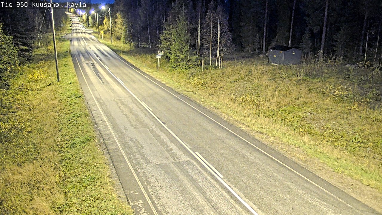 Weather Camera Image Road 950 Kuusamo, Käylä, Kuusamo, Pohjois-Pohjanmaa