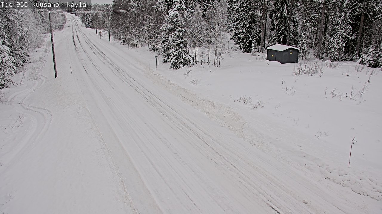 Weather Camera Image Väg 950 Kuusamo, Käylä, Kuusamo, Pohjois-Pohjanmaa