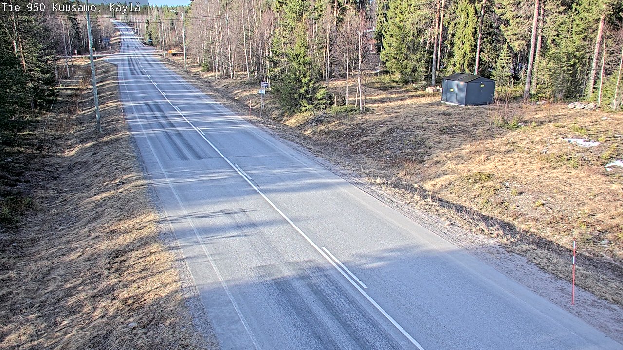Weather Camera Image Road 950 Kuusamo, Käylä, Kuusamo, Pohjois-Pohjanmaa