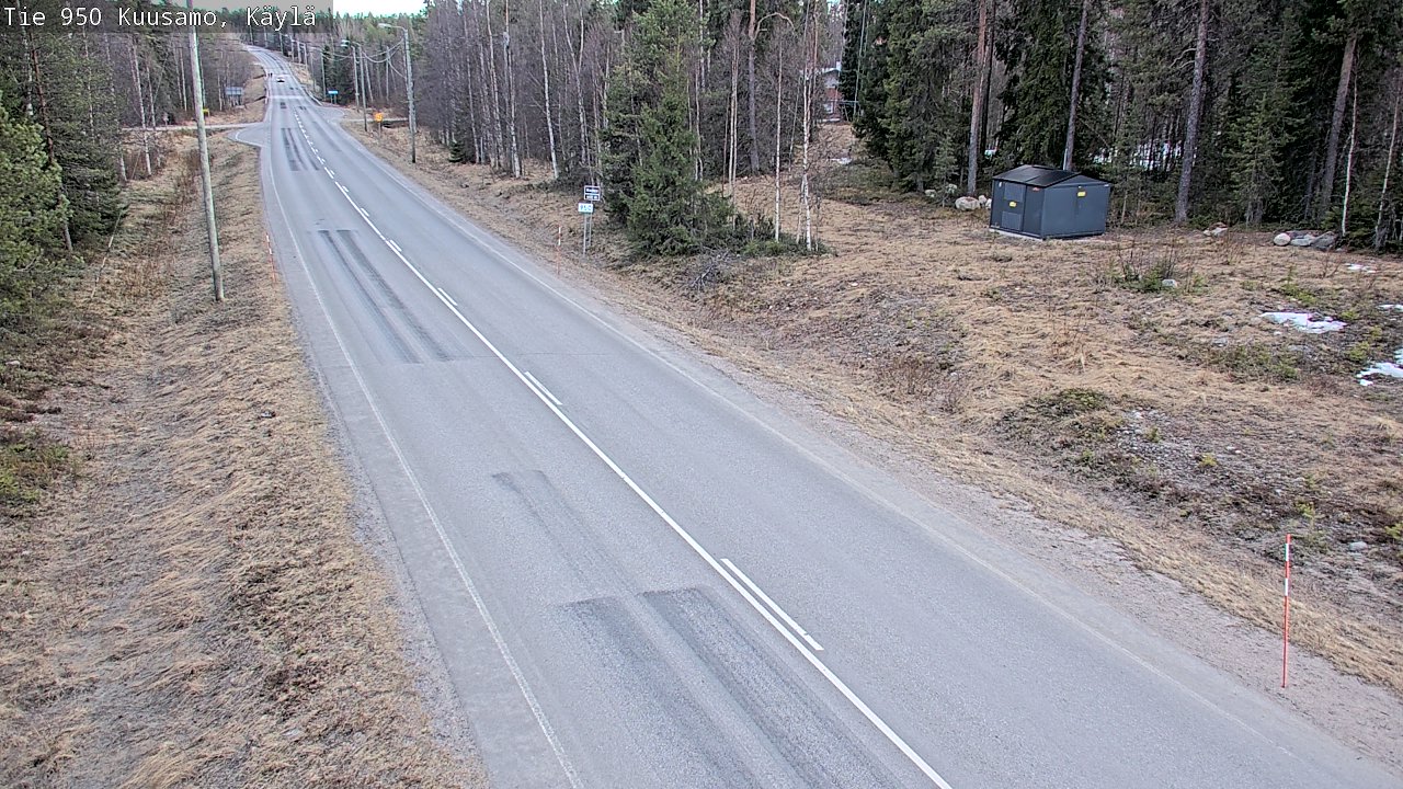 Weather Camera Image Väg 950 Kuusamo, Käylä, Kuusamo, Pohjois-Pohjanmaa