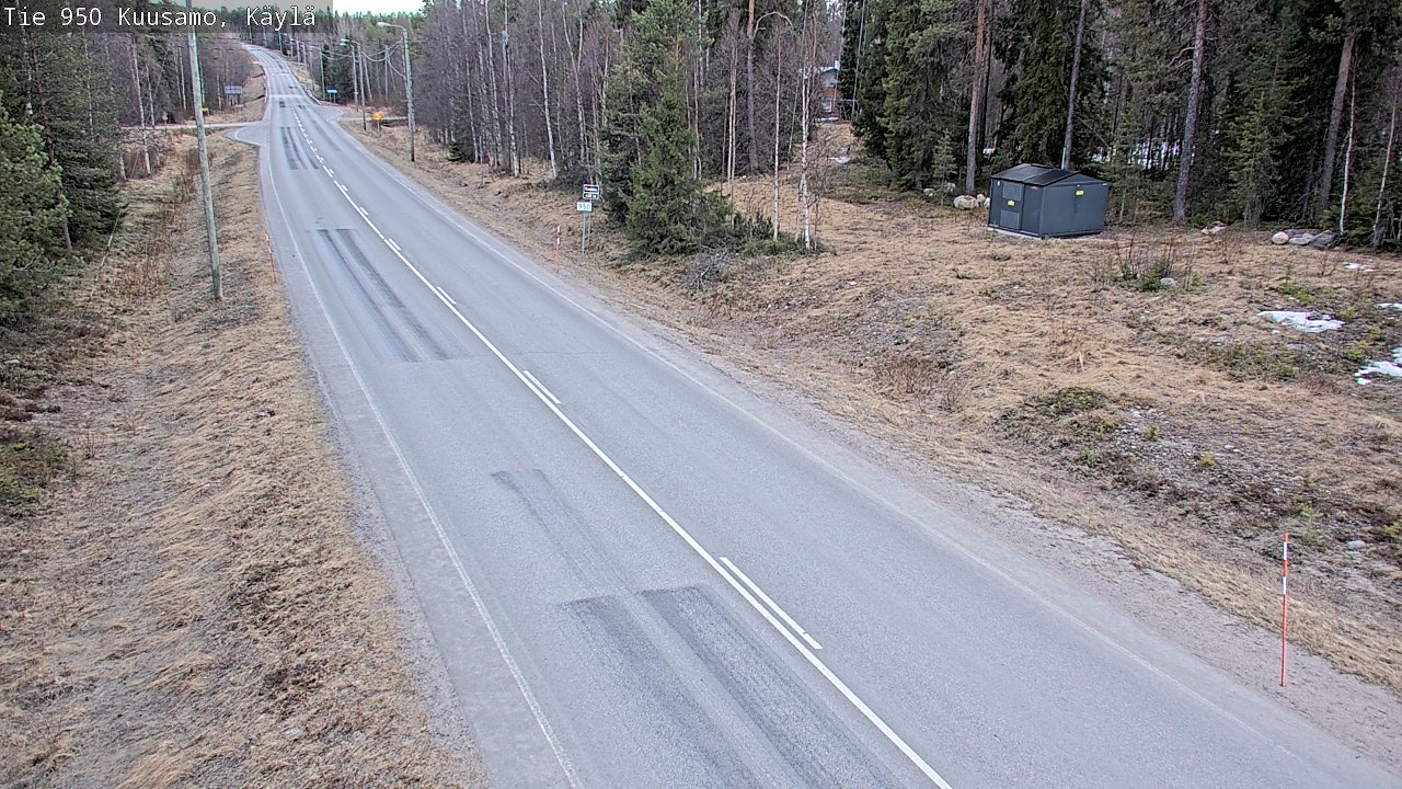 Weather Camera Image Väg 950 Kuusamo, Käylä, Kuusamo, Pohjois-Pohjanmaa