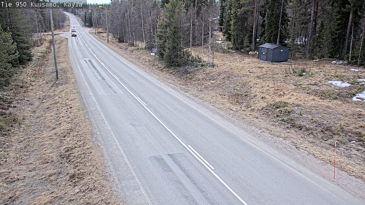 Weather Camera Image Väg 950 Kuusamo, Käylä, Kuusamo, Pohjois-Pohjanmaa