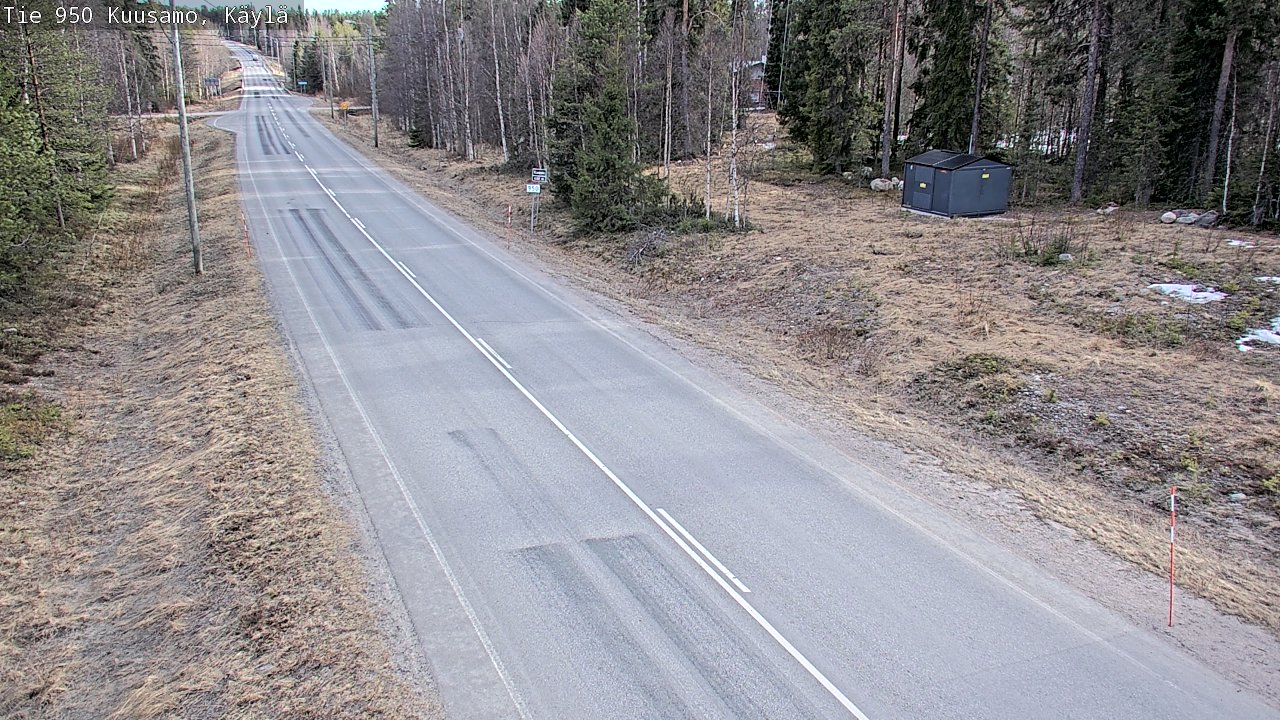 Weather Camera Image Väg 950 Kuusamo, Käylä, Kuusamo, Pohjois-Pohjanmaa
