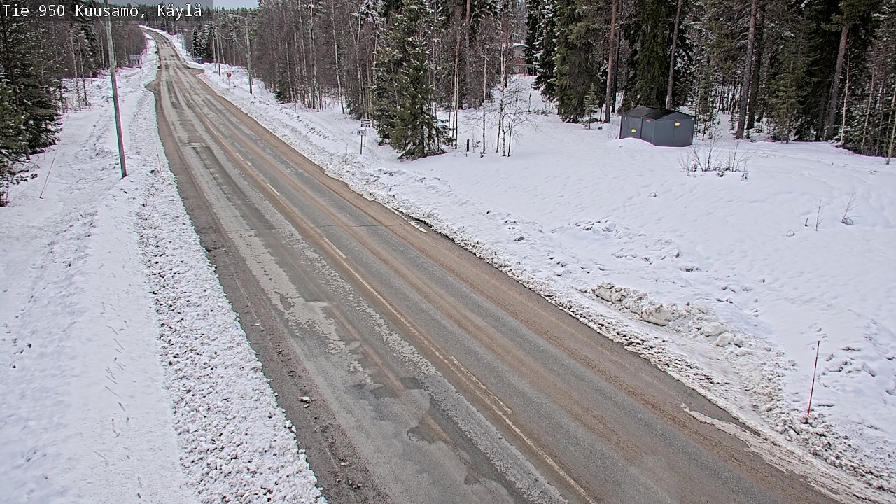 Weather Camera Image Road 950 Kuusamo, Käylä, Kuusamo, Pohjois-Pohjanmaa
