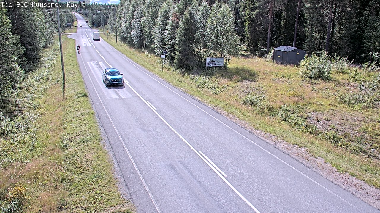 Weather Camera Image Road 950 Kuusamo, Käylä, Kuusamo, Pohjois-Pohjanmaa