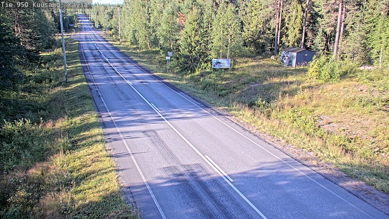 Weather Camera Image Road 950 Kuusamo, Käylä, Kuusamo, Pohjois-Pohjanmaa