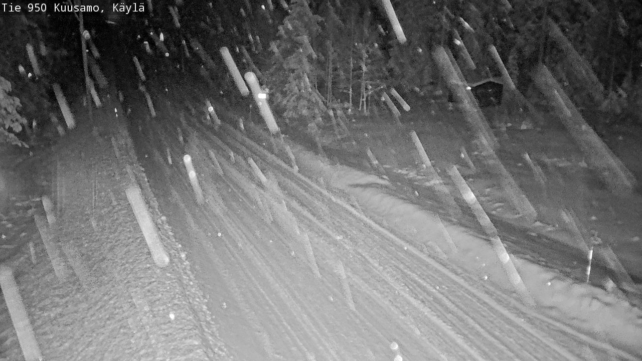 Weather Camera Image Väg 950 Kuusamo, Käylä, Kuusamo, Pohjois-Pohjanmaa