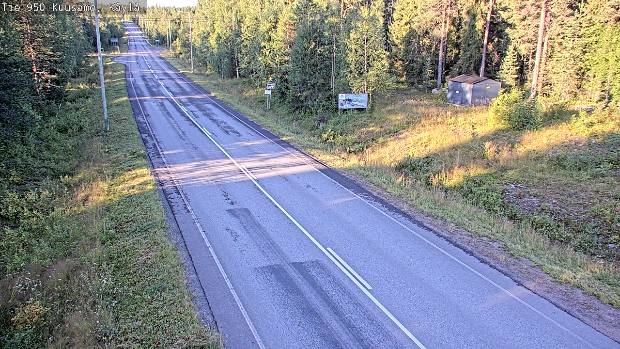 Weather Camera Image Road 950 Kuusamo, Käylä, Kuusamo, Pohjois-Pohjanmaa