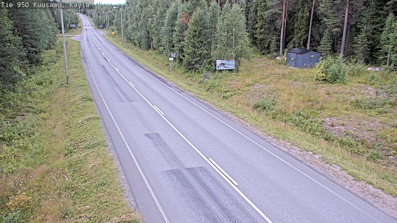 Weather Camera Image Road 950 Kuusamo, Käylä, Kuusamo, Pohjois-Pohjanmaa