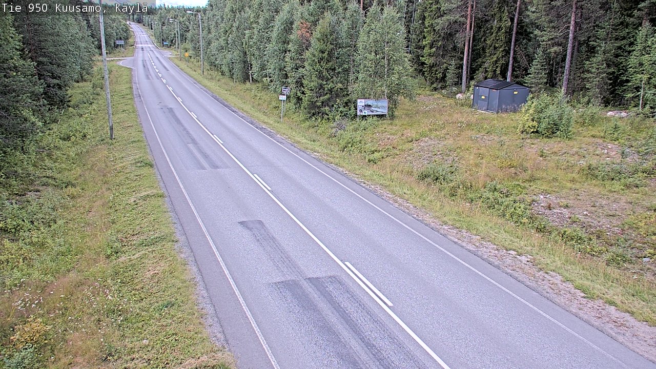 Weather Camera Image Road 950 Kuusamo, Käylä, Kuusamo, Pohjois-Pohjanmaa