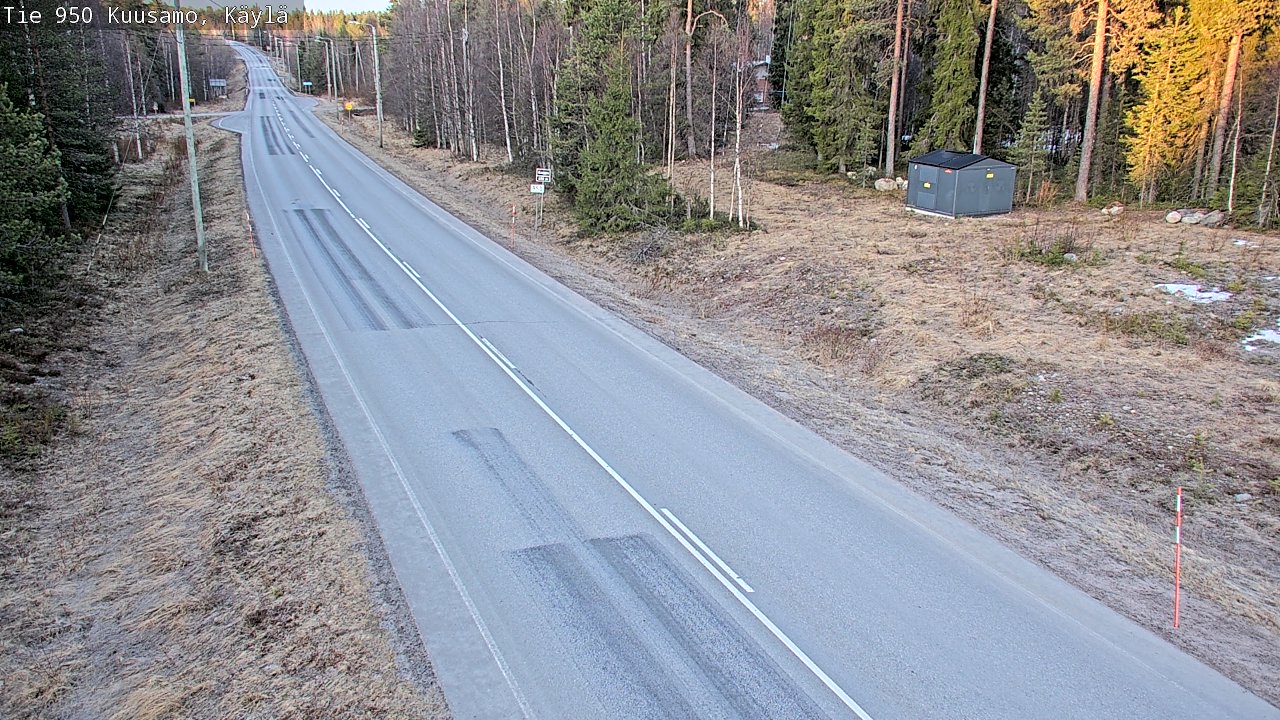 Weather Camera Image Road 950 Kuusamo, Käylä, Kuusamo, Pohjois-Pohjanmaa