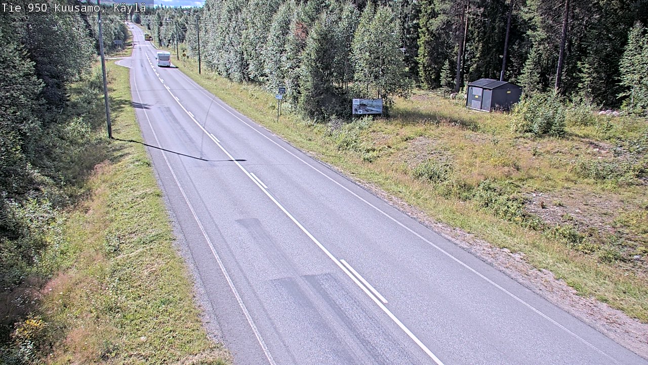 Weather Camera Image Road 950 Kuusamo, Käylä, Kuusamo, Pohjois-Pohjanmaa