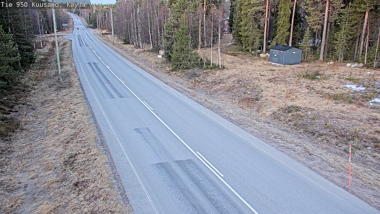 Weather Camera Image Road 950 Kuusamo, Käylä, Kuusamo, Pohjois-Pohjanmaa