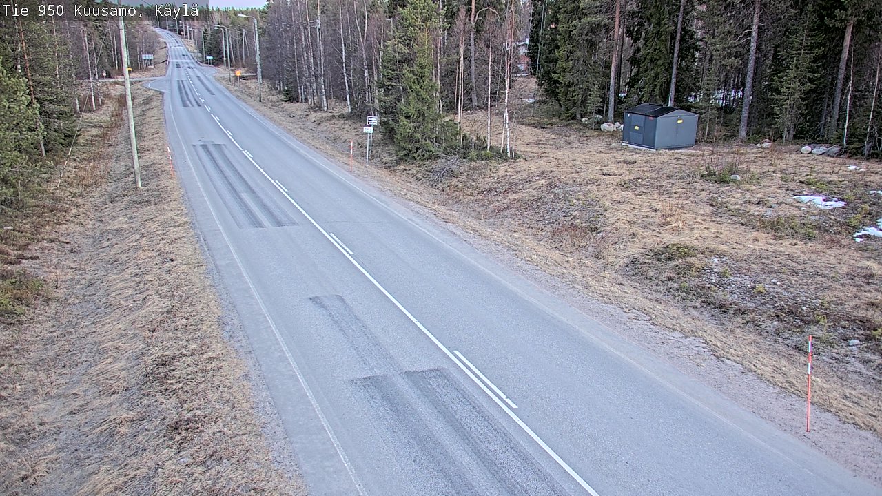Weather Camera Image Väg 950 Kuusamo, Käylä, Kuusamo, Pohjois-Pohjanmaa