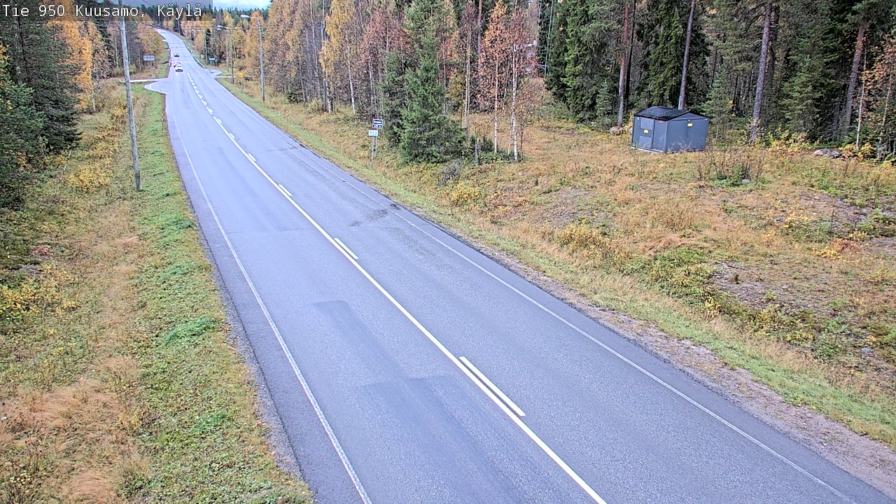 Weather Camera Image Road 950 Kuusamo, Käylä, Kuusamo, Pohjois-Pohjanmaa