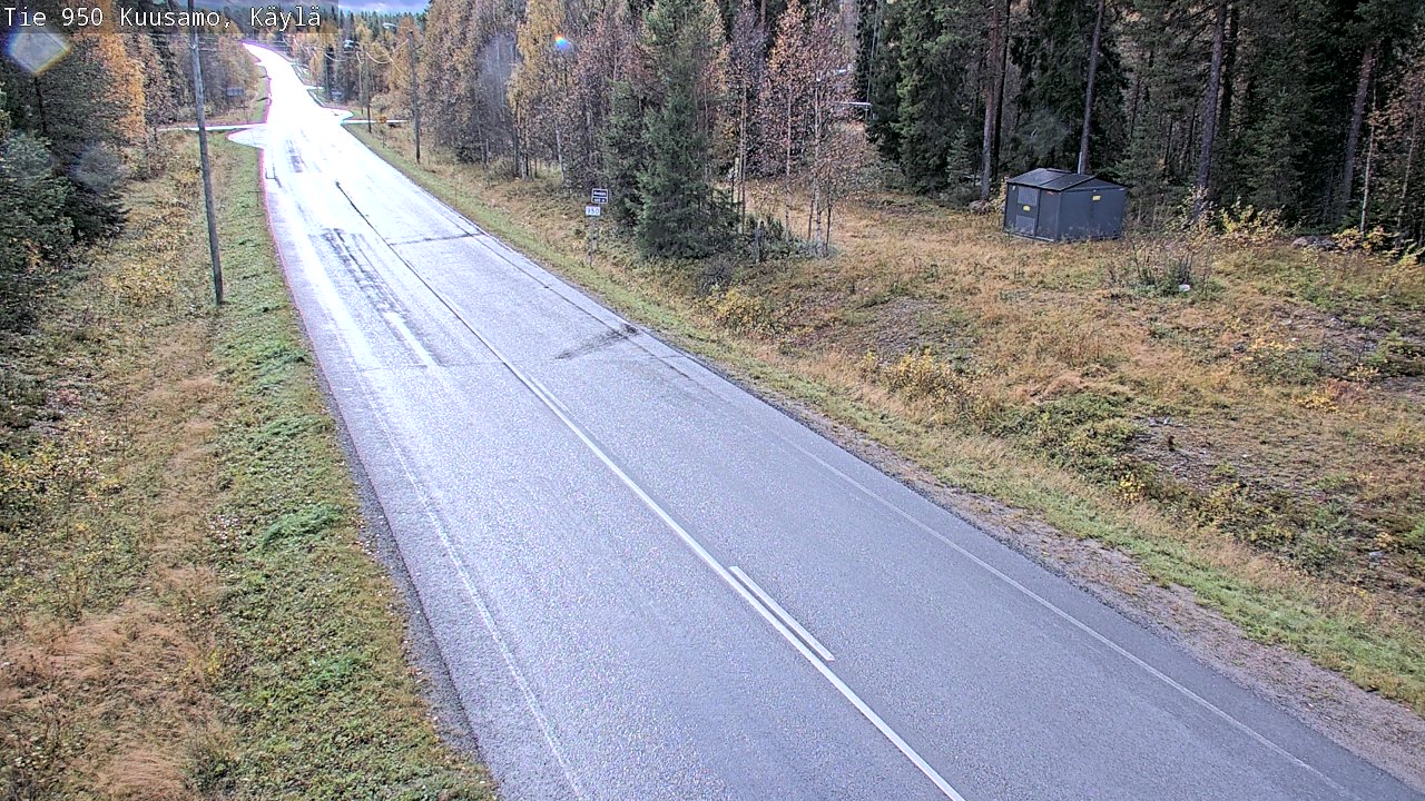 Weather Camera Image Road 950 Kuusamo, Käylä, Kuusamo, Pohjois-Pohjanmaa