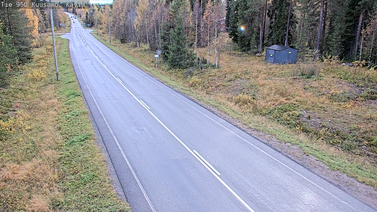 Weather Camera Image Road 950 Kuusamo, Käylä, Kuusamo, Pohjois-Pohjanmaa