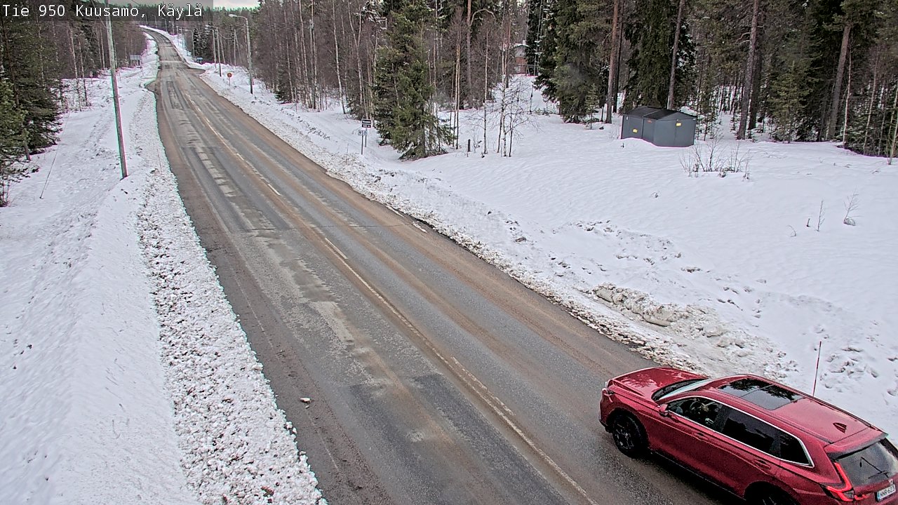 Weather Camera Image Väg 950 Kuusamo, Käylä, Kuusamo, Pohjois-Pohjanmaa