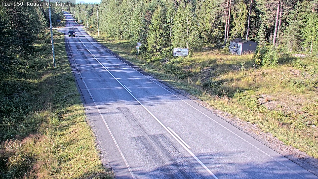 Weather Camera Image Road 950 Kuusamo, Käylä, Kuusamo, Pohjois-Pohjanmaa