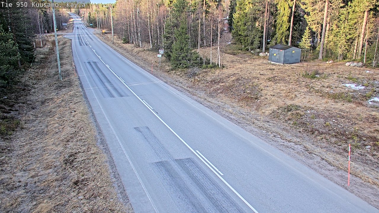 Weather Camera Image Road 950 Kuusamo, Käylä, Kuusamo, Pohjois-Pohjanmaa