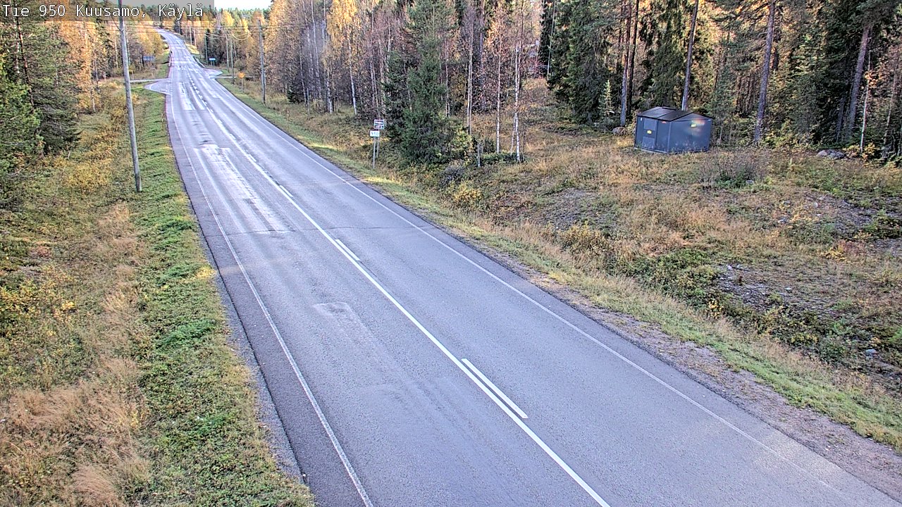 Weather Camera Image Road 950 Kuusamo, Käylä, Kuusamo, Pohjois-Pohjanmaa