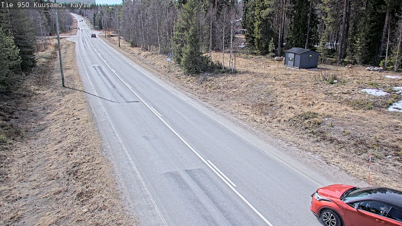 Weather Camera Image Väg 950 Kuusamo, Käylä, Kuusamo, Pohjois-Pohjanmaa
