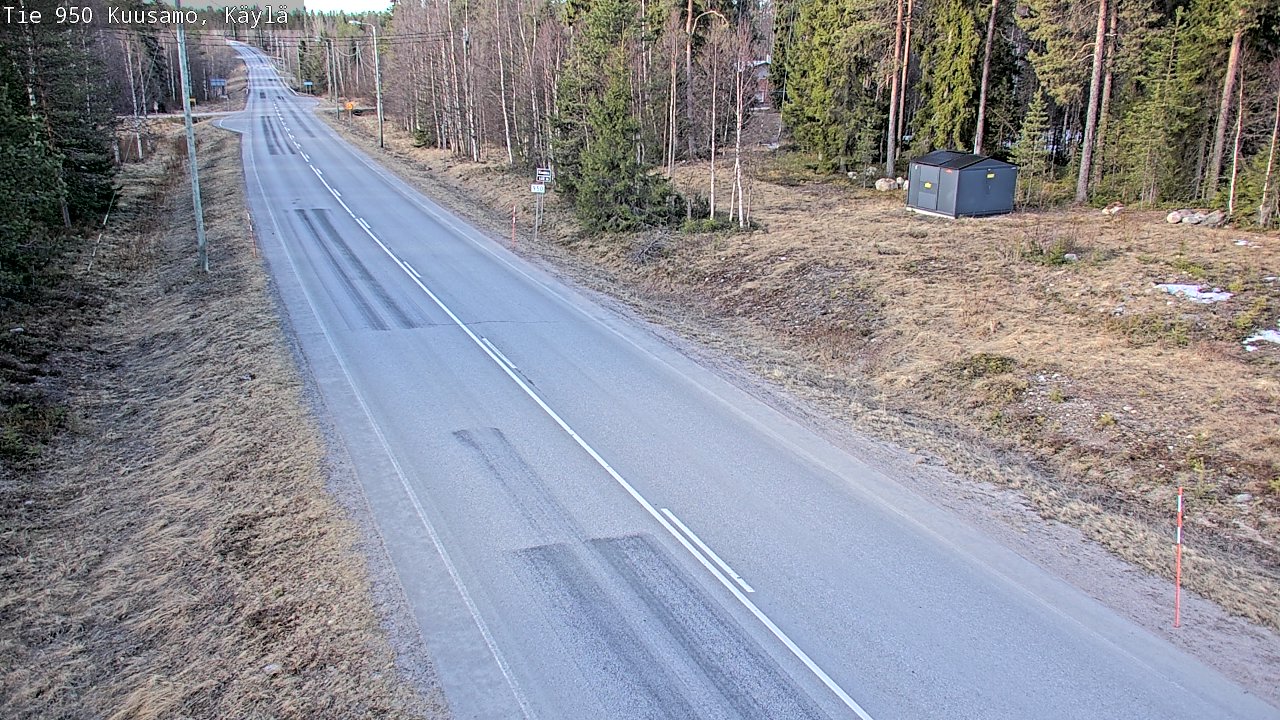 Weather Camera Image Road 950 Kuusamo, Käylä, Kuusamo, Pohjois-Pohjanmaa