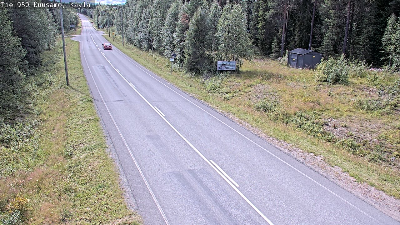 Weather Camera Image Road 950 Kuusamo, Käylä, Kuusamo, Pohjois-Pohjanmaa
