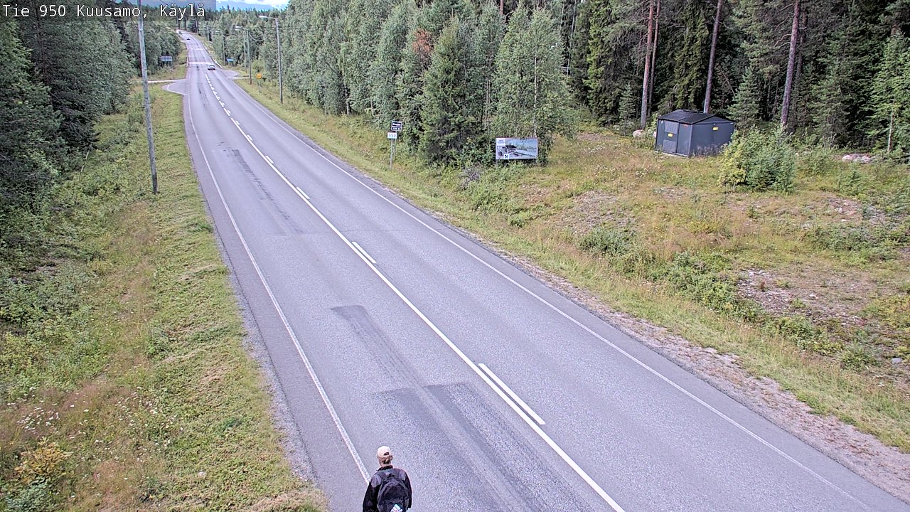 Weather Camera Image Road 950 Kuusamo, Käylä, Kuusamo, Pohjois-Pohjanmaa