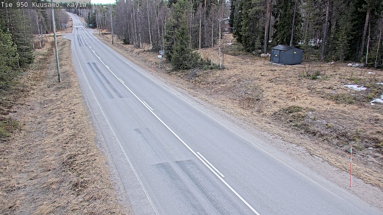 Weather Camera Image Väg 950 Kuusamo, Käylä, Kuusamo, Pohjois-Pohjanmaa