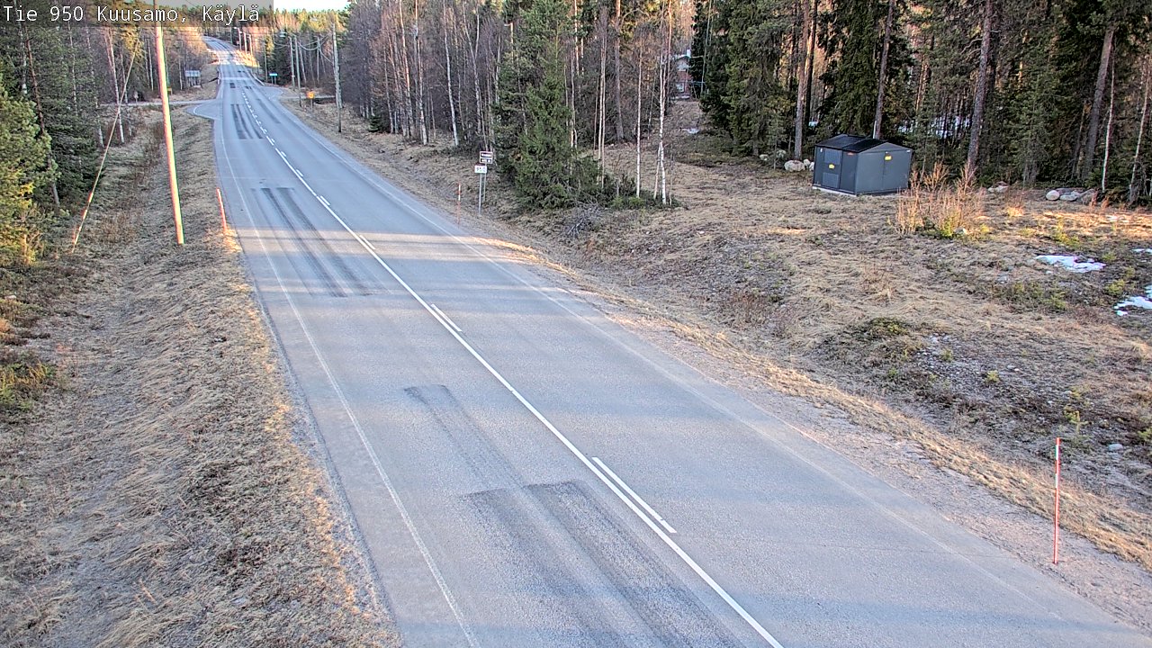 Weather Camera Image Väg 950 Kuusamo, Käylä, Kuusamo, Pohjois-Pohjanmaa
