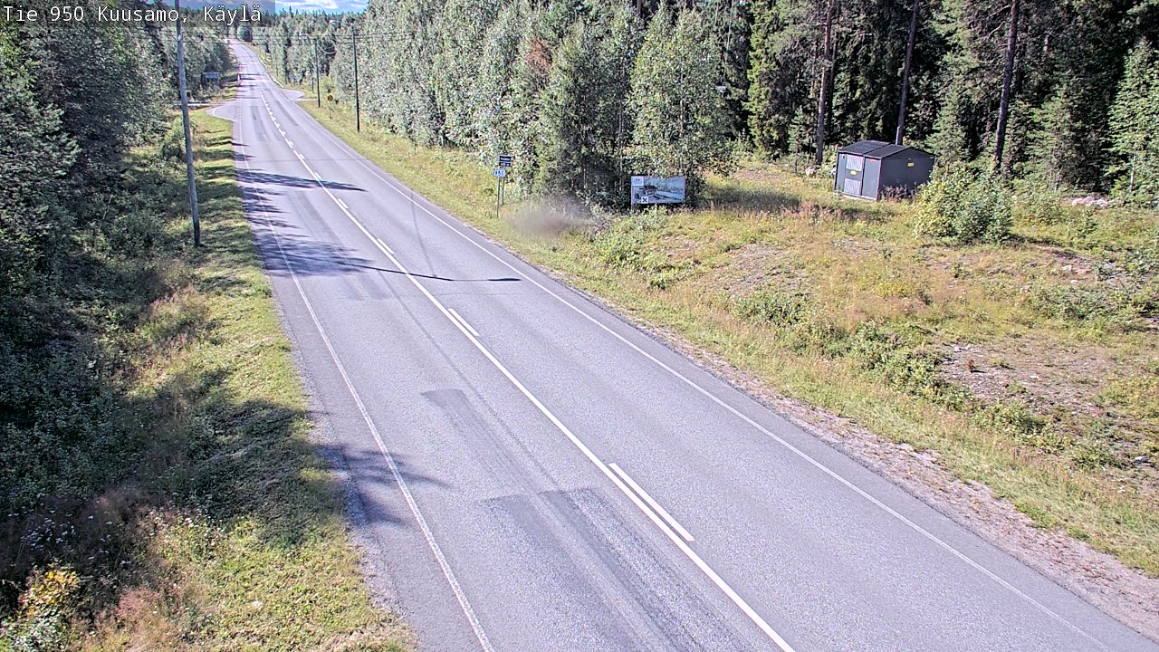 Weather Camera Image Road 950 Kuusamo, Käylä, Kuusamo, Pohjois-Pohjanmaa