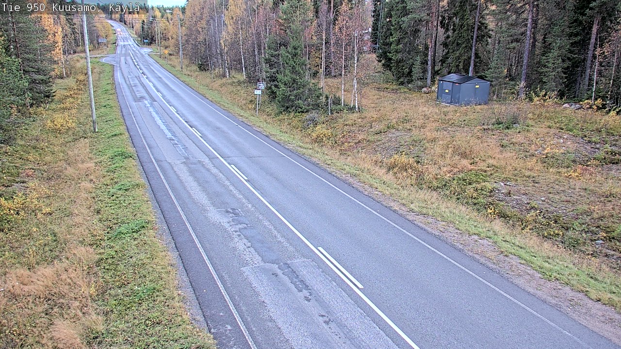Weather Camera Image Road 950 Kuusamo, Käylä, Kuusamo, Pohjois-Pohjanmaa