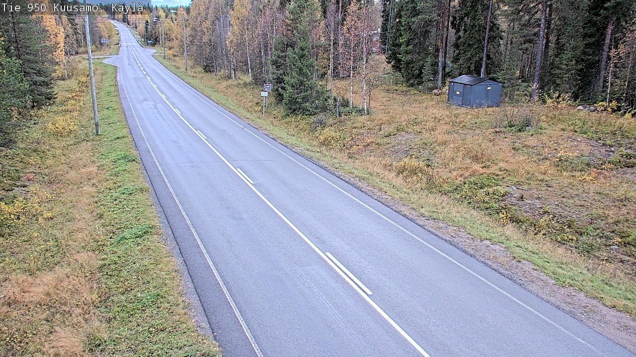 Weather Camera Image Road 950 Kuusamo, Käylä, Kuusamo, Pohjois-Pohjanmaa