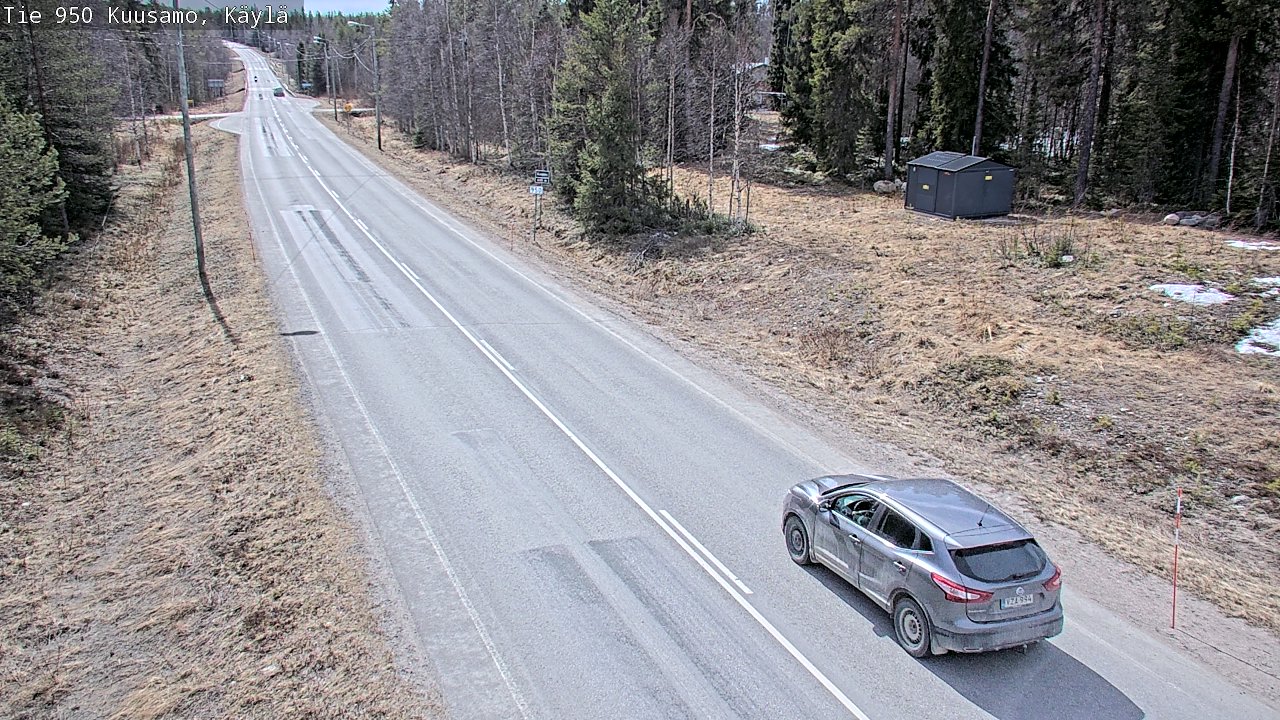 Weather Camera Image Väg 950 Kuusamo, Käylä, Kuusamo, Pohjois-Pohjanmaa