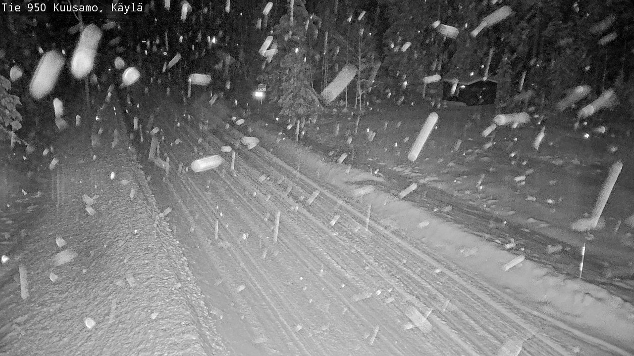 Weather Camera Image Väg 950 Kuusamo, Käylä, Kuusamo, Pohjois-Pohjanmaa