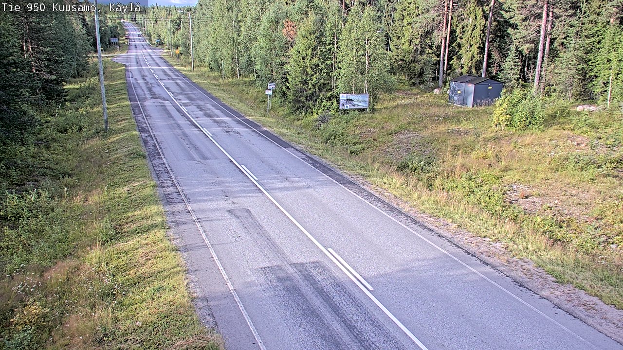 Kelikamerat Kuva Tie 950 Kuusamo, Käylä, Kuusamo, Pohjois-Pohjanmaa