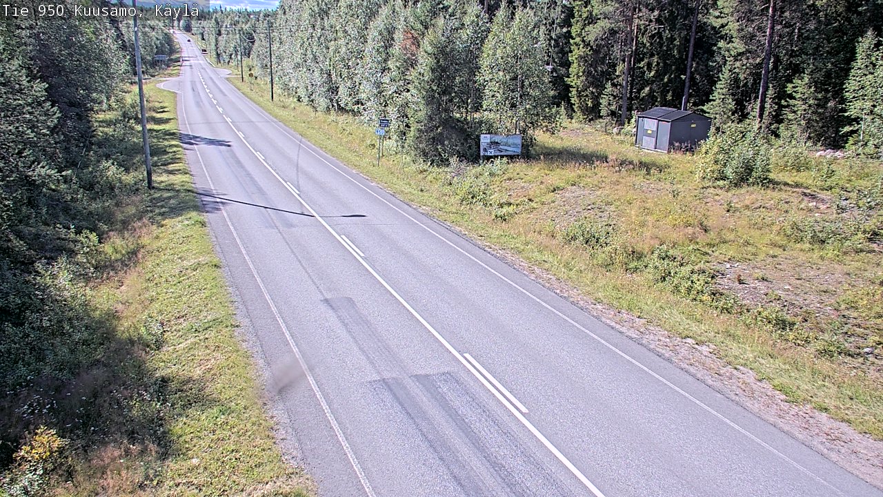 Weather Camera Image Road 950 Kuusamo, Käylä, Kuusamo, Pohjois-Pohjanmaa
