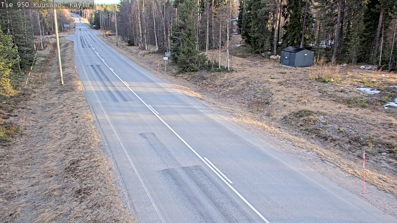 Weather Camera Image Väg 950 Kuusamo, Käylä, Kuusamo, Pohjois-Pohjanmaa