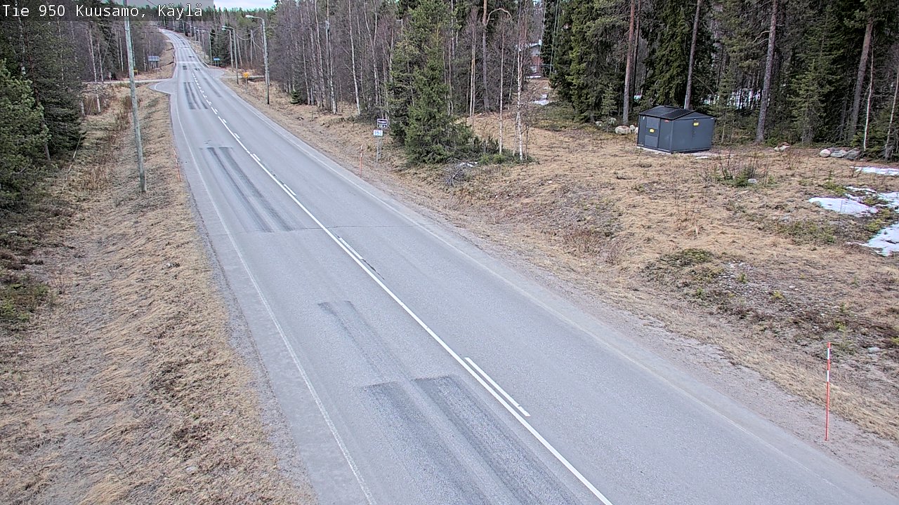 Weather Camera Image Väg 950 Kuusamo, Käylä, Kuusamo, Pohjois-Pohjanmaa