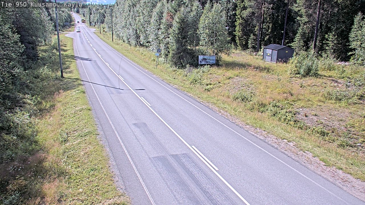 Weather Camera Image Road 950 Kuusamo, Käylä, Kuusamo, Pohjois-Pohjanmaa