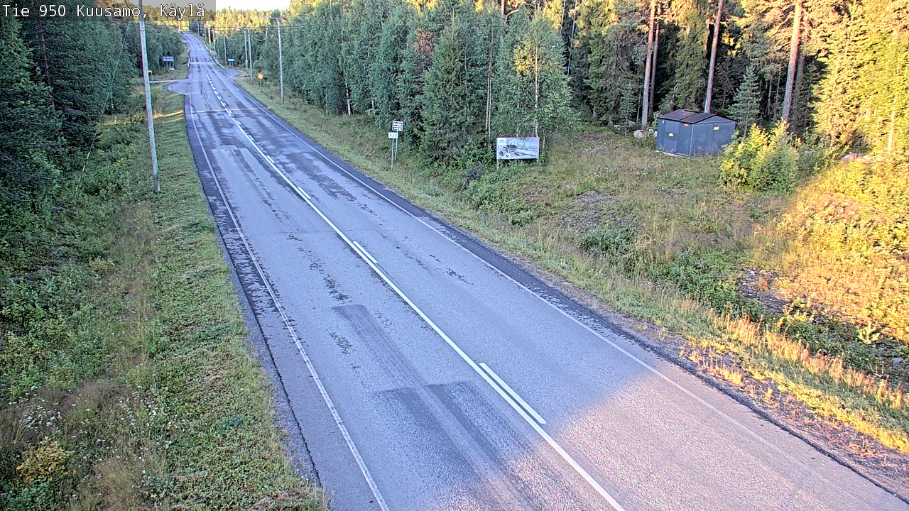 Weather Camera Image Road 950 Kuusamo, Käylä, Kuusamo, Pohjois-Pohjanmaa
