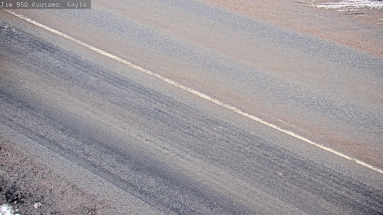 Weather Camera Image Road 950 Kuusamo, Käylä, Kuusamo, Pohjois-Pohjanmaa