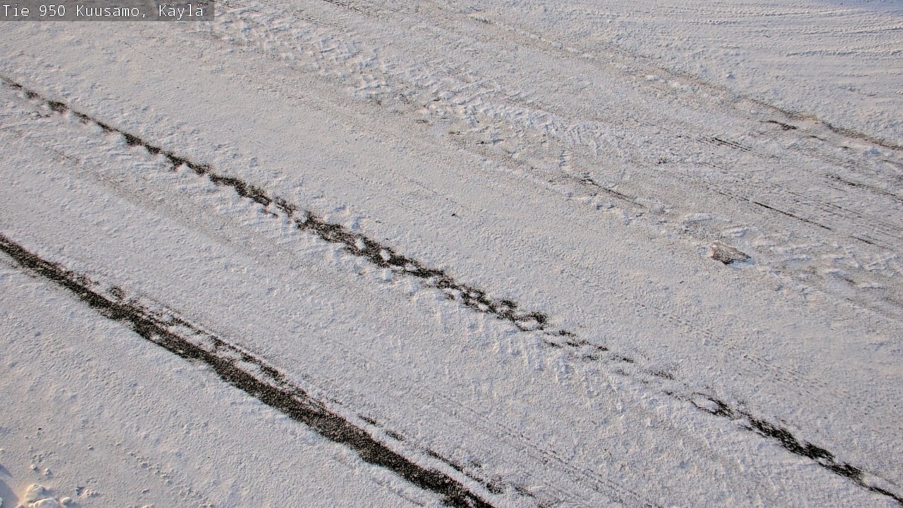 Weather Camera Image Väg 950 Kuusamo, Käylä, Kuusamo, Pohjois-Pohjanmaa